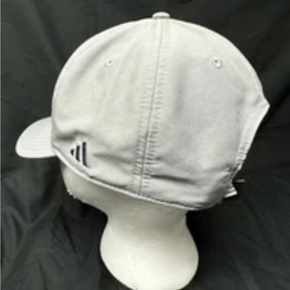 Adidas Grey Adjustable Baseball Hat Cap one size fits most - Picture 4 of 9